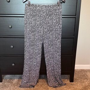 MICHAEL Michael Kors Black and White Floral Pants